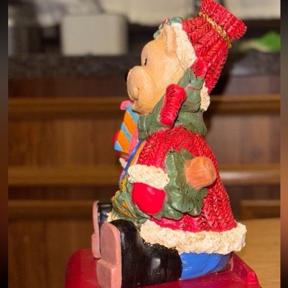 Vintage Heritage Mint Ltd Holiday Collection cast iron stocking holder - Picture 3 of 9